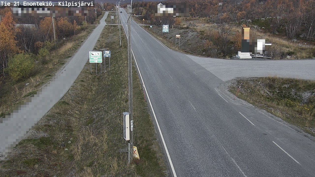 Weather Camera Image Road 21 Enontekiö, Kilpisjärvi, Enontekiö, Lappi
