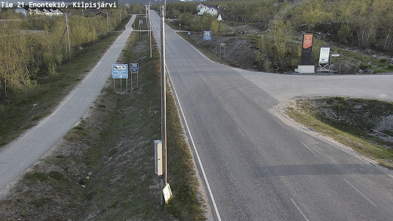 Weather Camera Image Road 21 Enontekiö, Kilpisjärvi, Enontekiö, Lappi