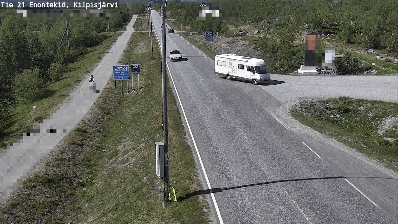 Weather Camera Image Road 21 Enontekiö, Kilpisjärvi, Enontekiö, Lappi