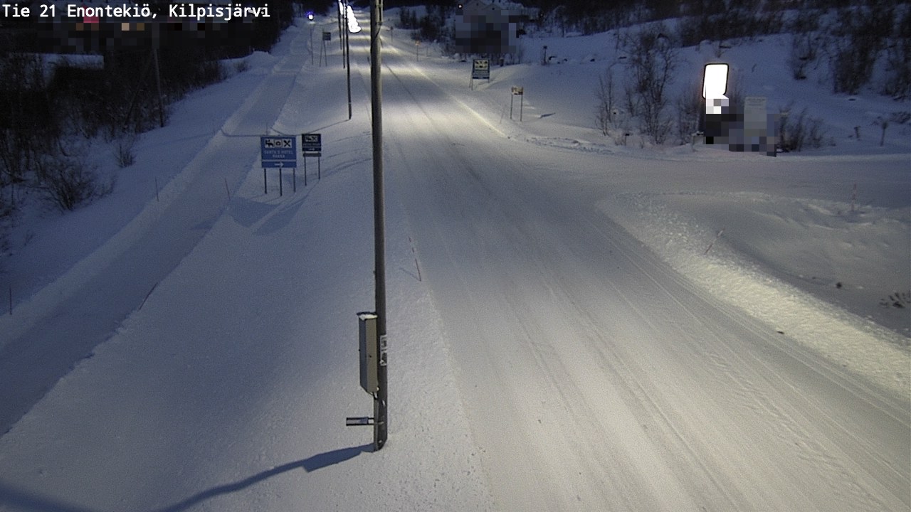 Weather Camera Image Road 21 Enontekiö, Kilpisjärvi, Enontekiö, Lappi