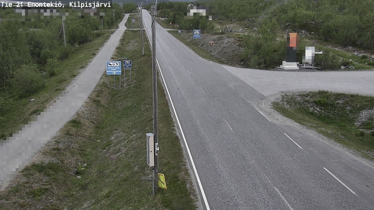 Weather Camera Image Road 21 Enontekiö, Kilpisjärvi, Enontekiö, Lappi