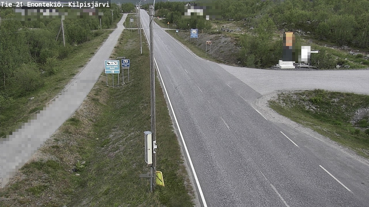 Weather Camera Image Road 21 Enontekiö, Kilpisjärvi, Enontekiö, Lappi