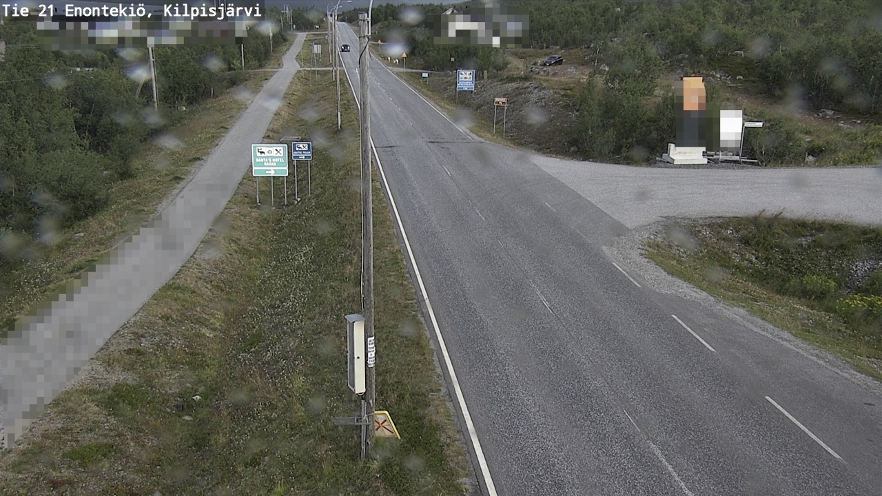 Weather Camera Image Road 21 Enontekiö, Kilpisjärvi, Enontekiö, Lappi