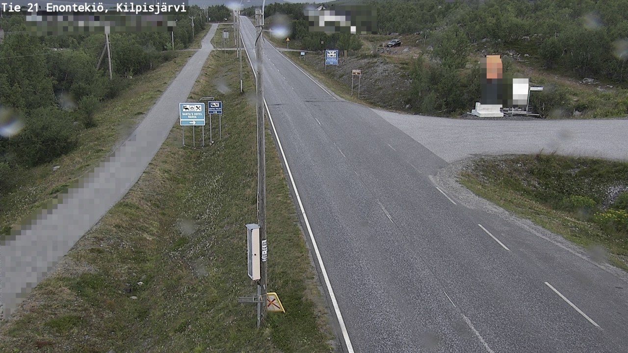 Weather Camera Image Road 21 Enontekiö, Kilpisjärvi, Enontekiö, Lappi