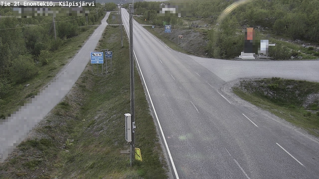 Weather Camera Image Road 21 Enontekiö, Kilpisjärvi, Enontekiö, Lappi