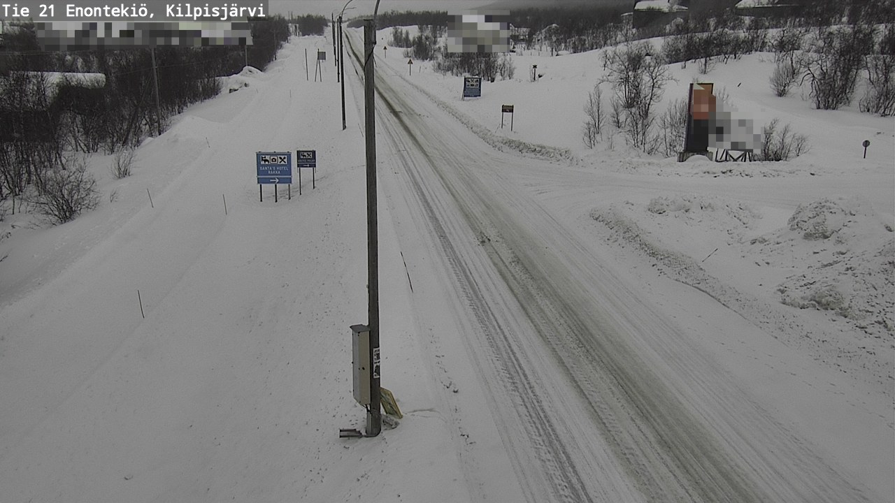 Weather Camera Image Road 21 Enontekiö, Kilpisjärvi, Enontekiö, Lappi