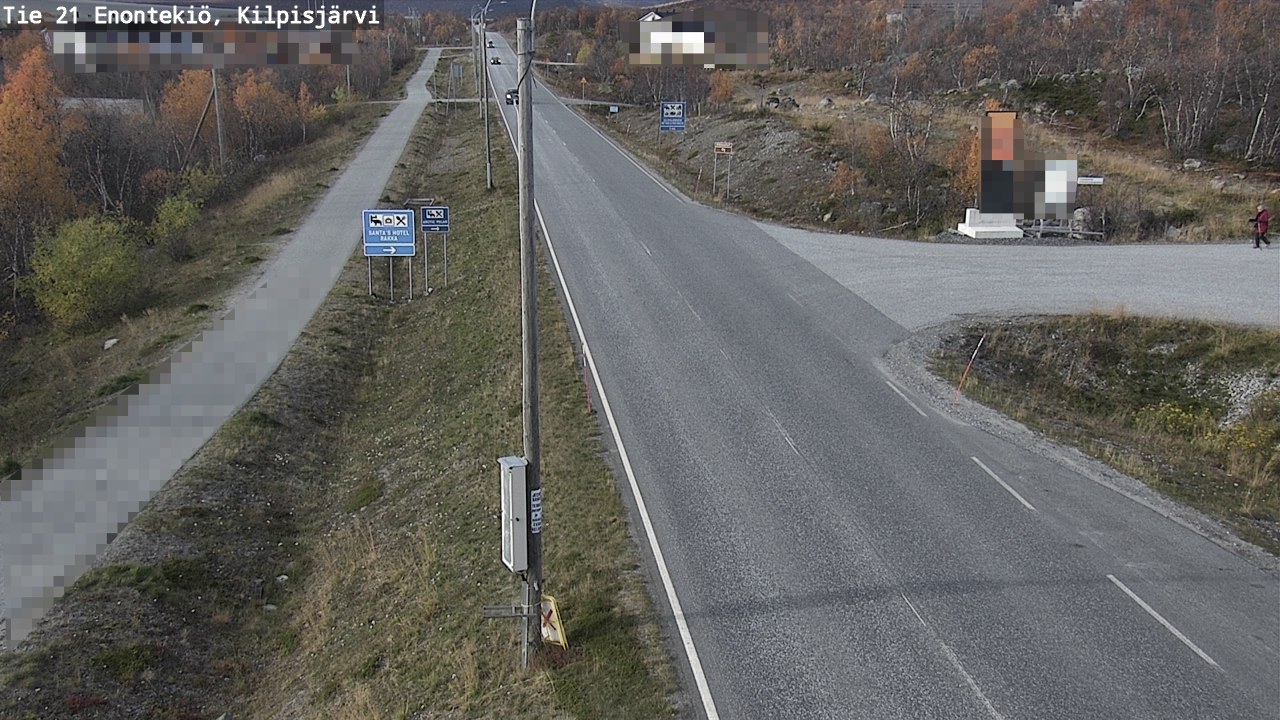 Weather Camera Image Väg 21 Enontekis, Kilpisjärv, Enontekiö, Lappi