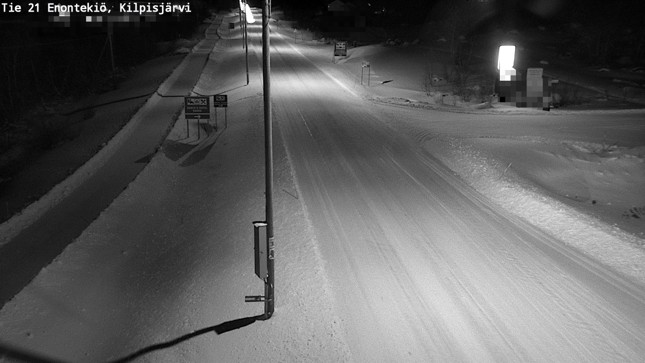 Weather Camera Image Road 21 Enontekiö, Kilpisjärvi, Enontekiö, Lappi
