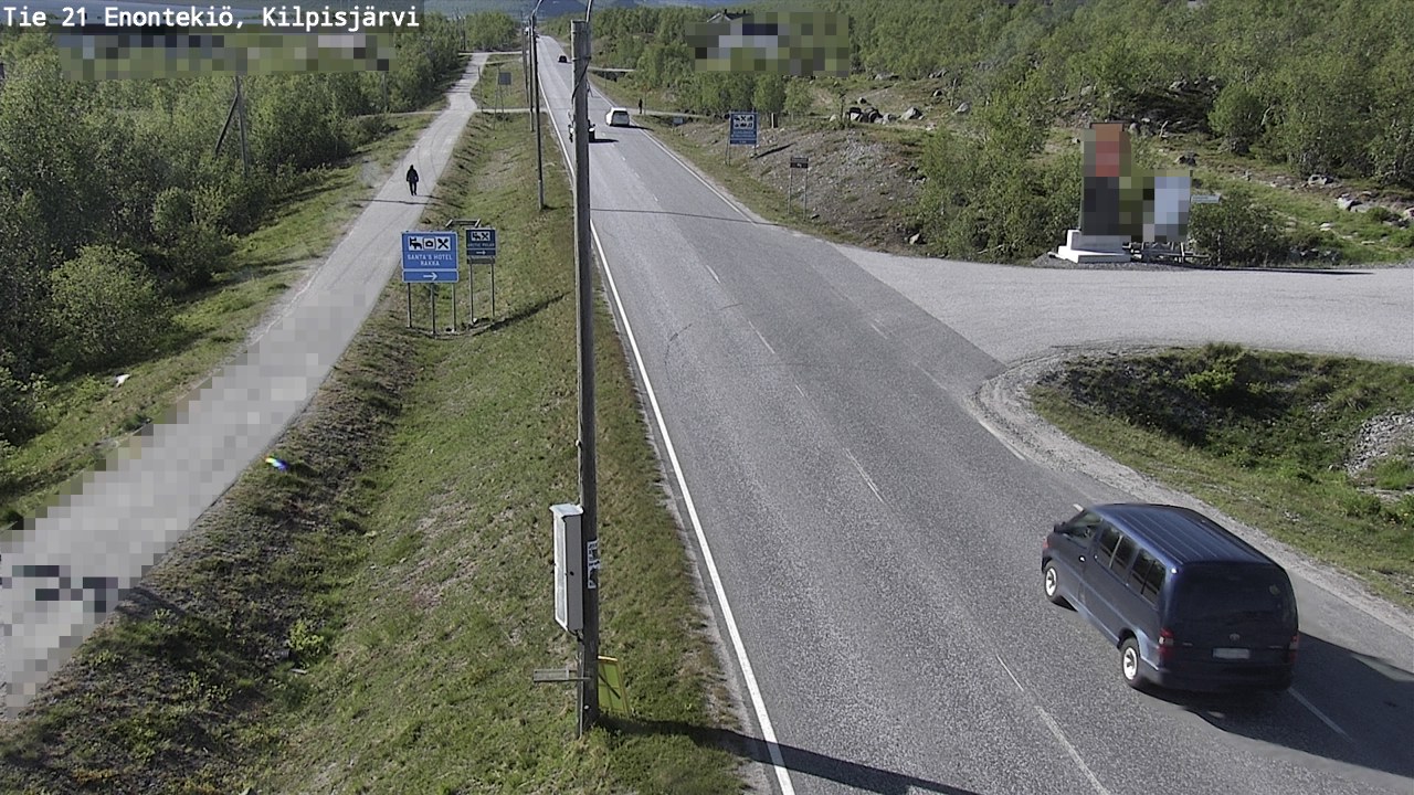 Weather Camera Image Road 21 Enontekiö, Kilpisjärvi, Enontekiö, Lappi