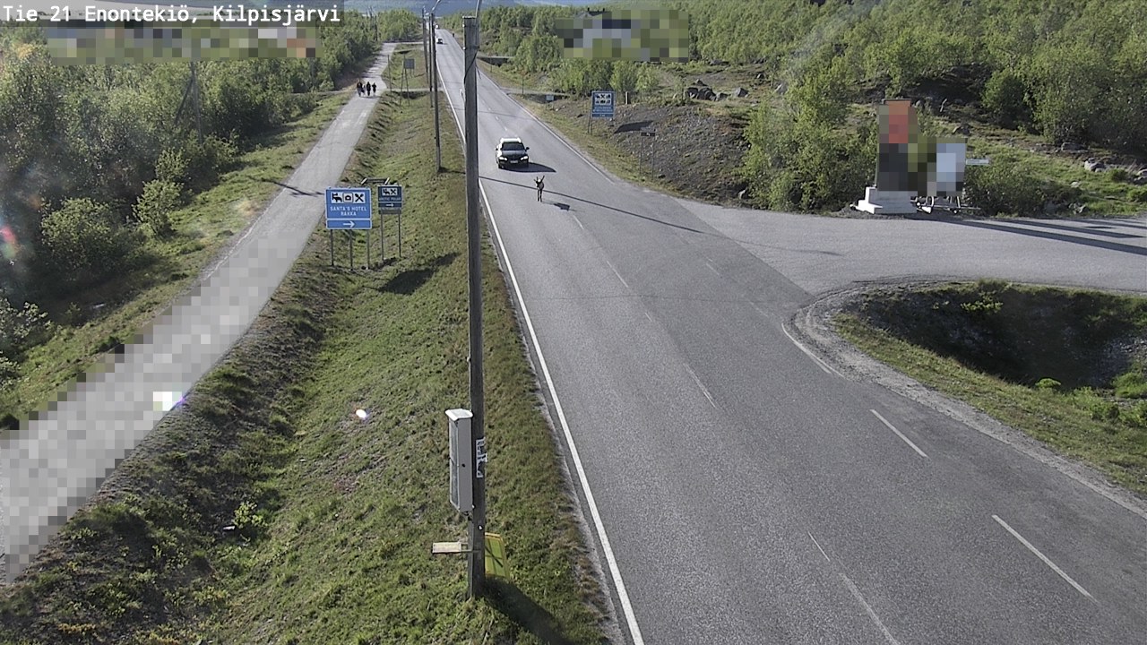 Weather Camera Image Road 21 Enontekiö, Kilpisjärvi, Enontekiö, Lappi