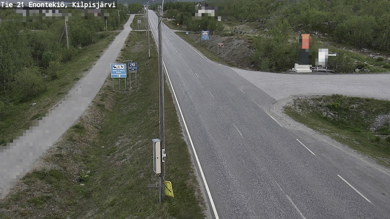 Weather Camera Image Road 21 Enontekiö, Kilpisjärvi, Enontekiö, Lappi