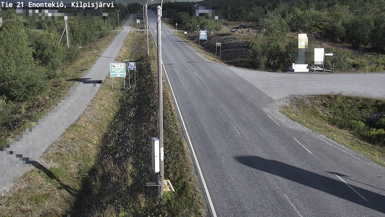 Weather Camera Image Road 21 Enontekiö, Kilpisjärvi, Enontekiö, Lappi
