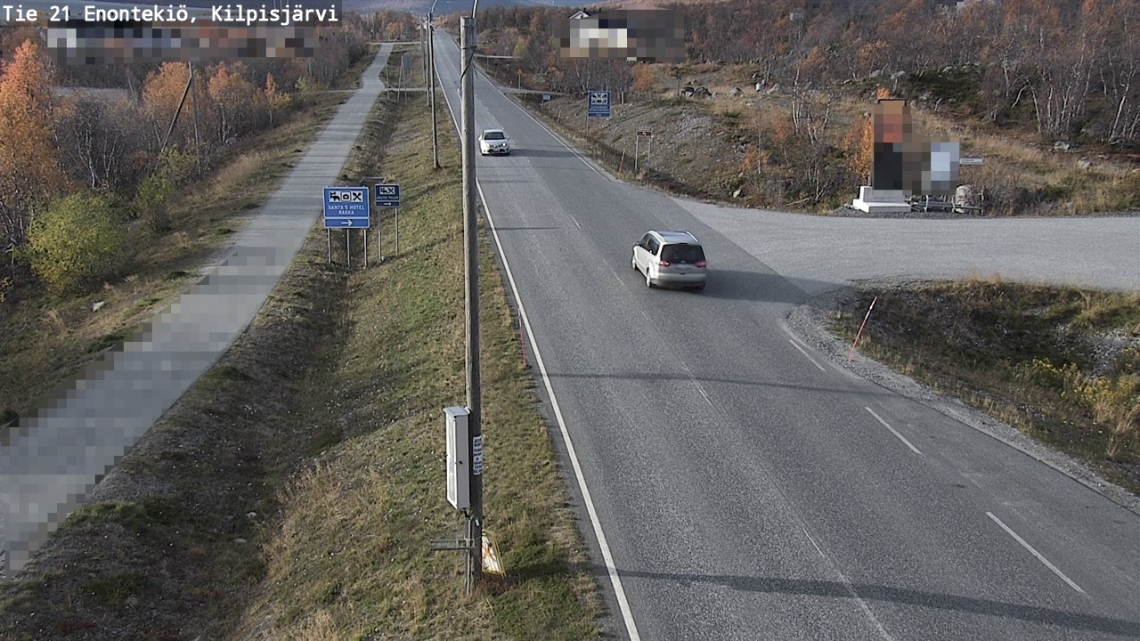Weather Camera Image Väg 21 Enontekis, Kilpisjärv, Enontekiö, Lappi