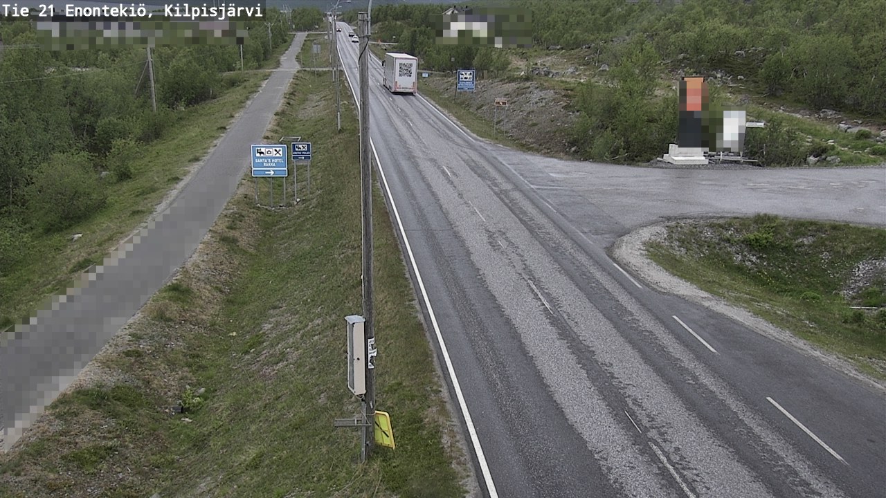Weather Camera Image Road 21 Enontekiö, Kilpisjärvi, Enontekiö, Lappi