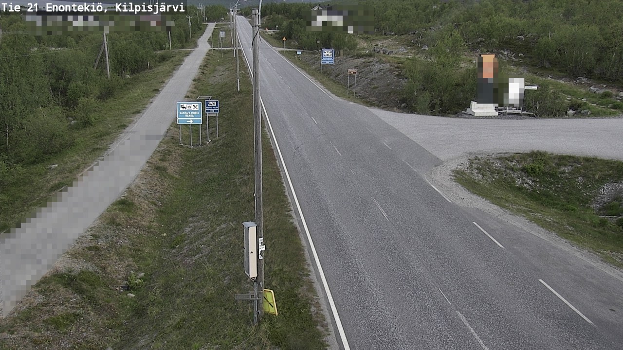 Weather Camera Image Road 21 Enontekiö, Kilpisjärvi, Enontekiö, Lappi