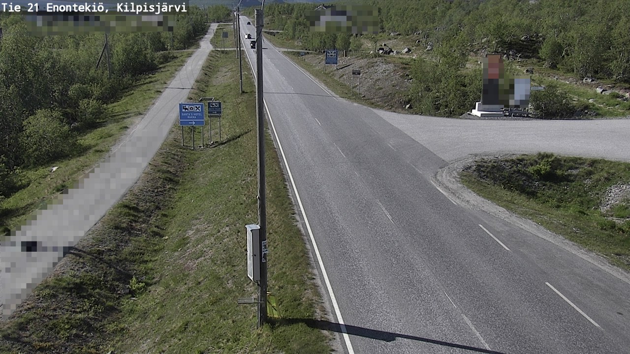 Weather Camera Image Road 21 Enontekiö, Kilpisjärvi, Enontekiö, Lappi