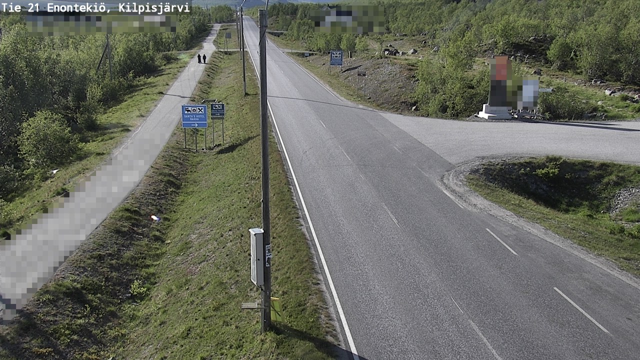 Weather Camera Image Road 21 Enontekiö, Kilpisjärvi, Enontekiö, Lappi