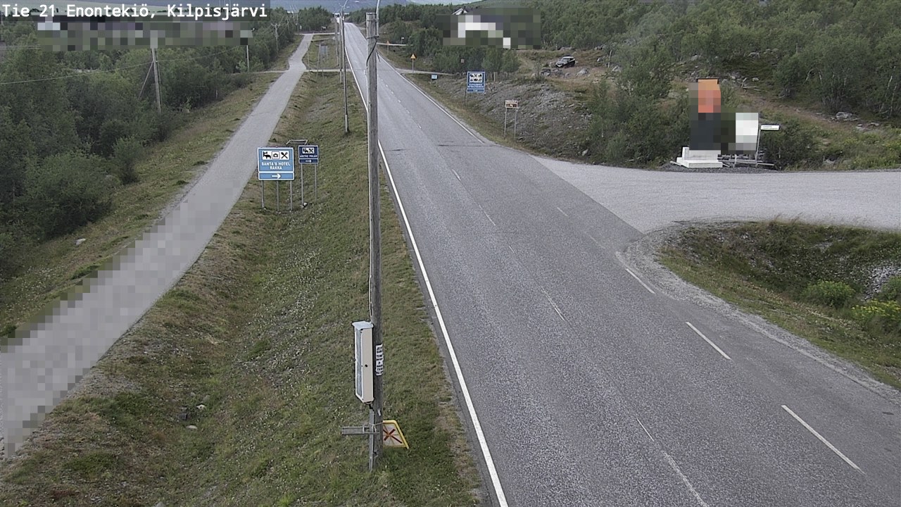 Weather Camera Image Väg 21 Enontekis, Kilpisjärv, Enontekiö, Lappi