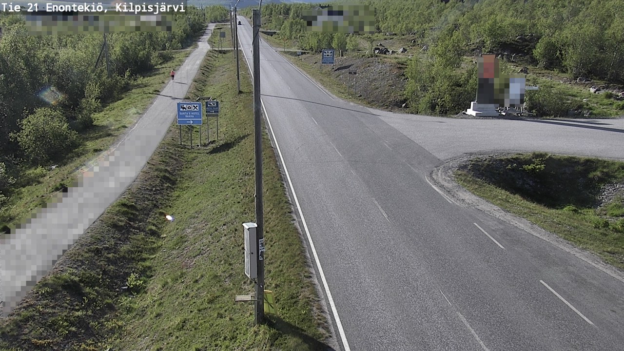 Weather Camera Image Road 21 Enontekiö, Kilpisjärvi, Enontekiö, Lappi