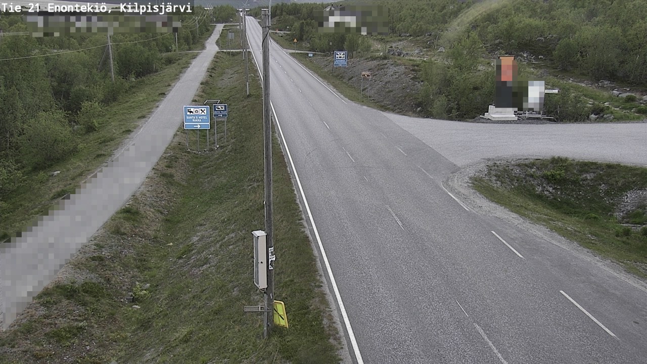 Weather Camera Image Road 21 Enontekiö, Kilpisjärvi, Enontekiö, Lappi