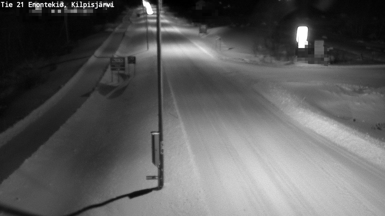 Weather Camera Image Road 21 Enontekiö, Kilpisjärvi, Enontekiö, Lappi