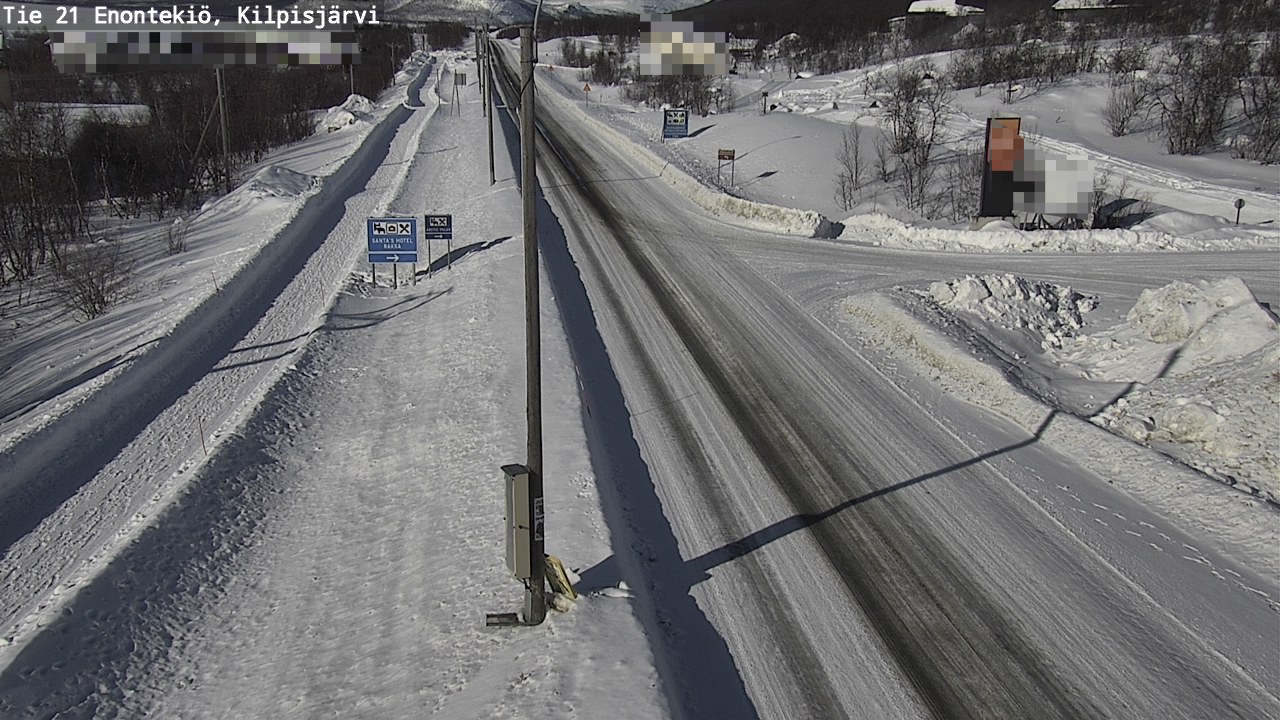 Weather Camera Image Road 21 Enontekiö, Kilpisjärvi, Enontekiö, Lappi