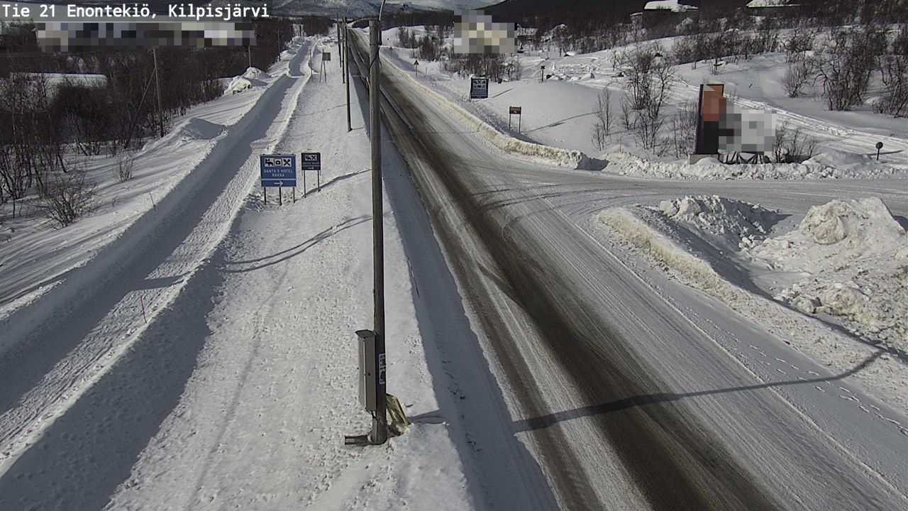 Weather Camera Image Road 21 Enontekiö, Kilpisjärvi, Enontekiö, Lappi