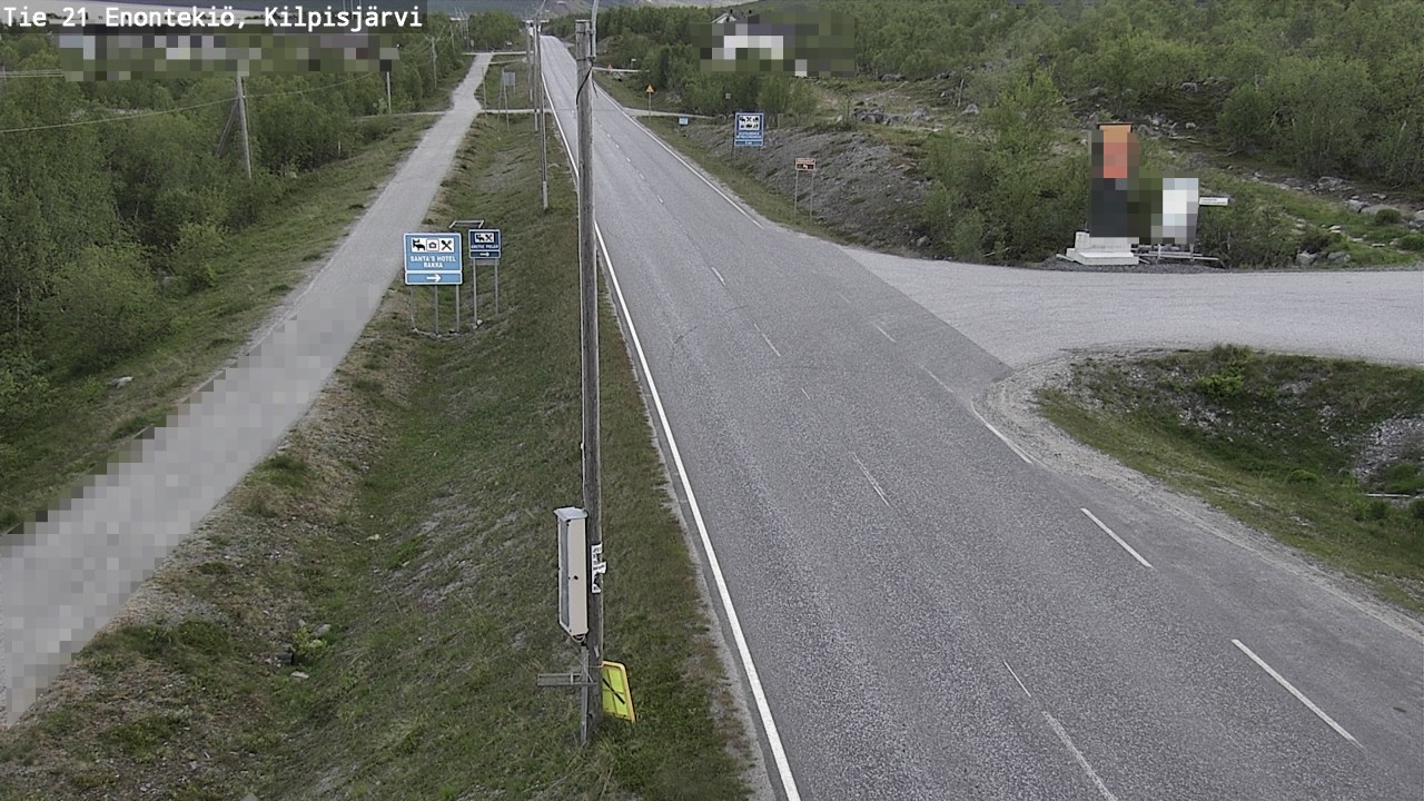 Weather Camera Image Road 21 Enontekiö, Kilpisjärvi, Enontekiö, Lappi