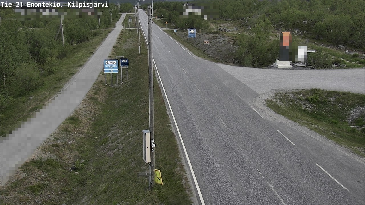 Weather Camera Image Road 21 Enontekiö, Kilpisjärvi, Enontekiö, Lappi