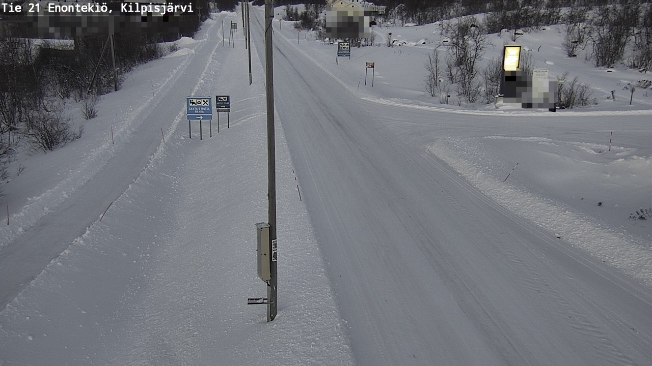 Weather Camera Image Road 21 Enontekiö, Kilpisjärvi, Enontekiö, Lappi
