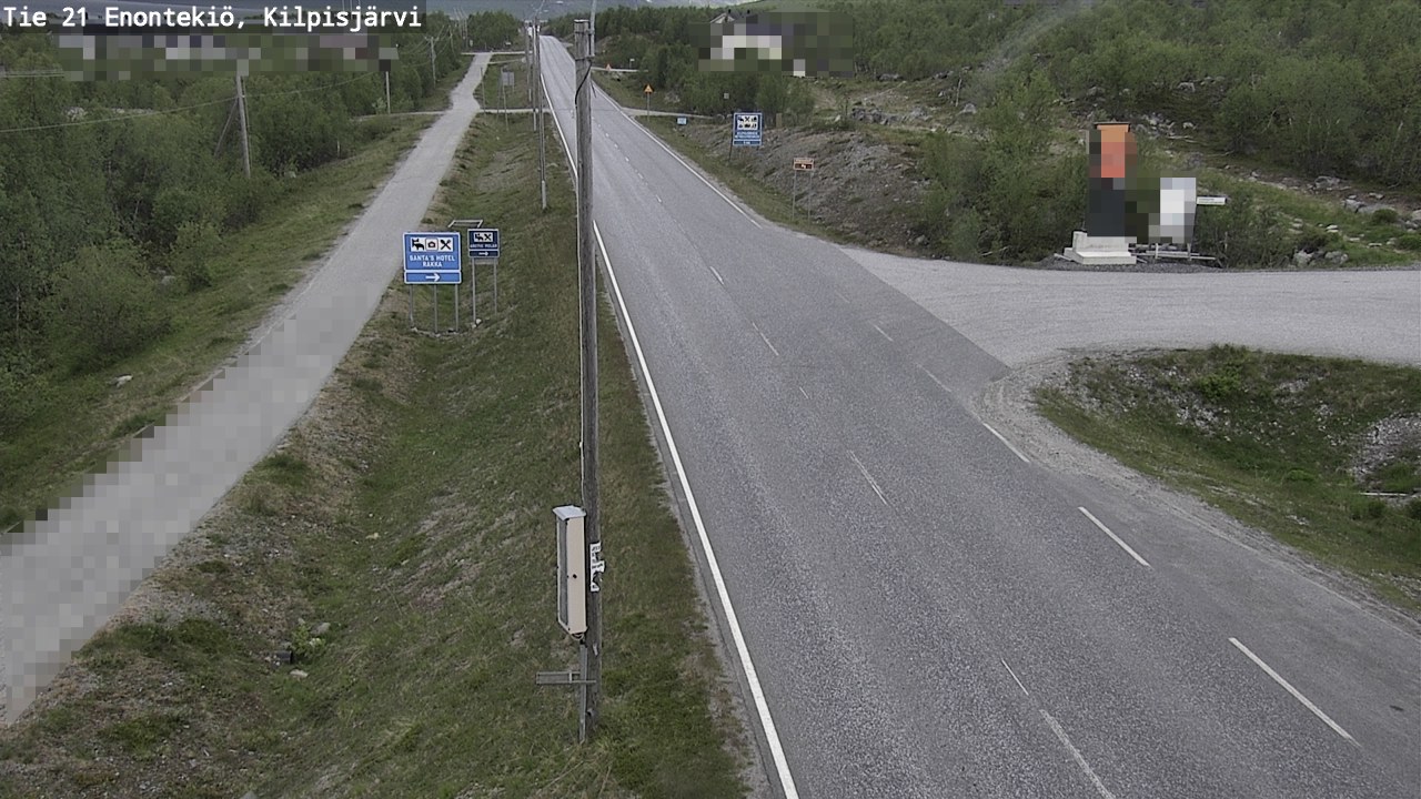 Weather Camera Image Väg 21 Enontekis, Kilpisjärv, Enontekiö, Lappi
