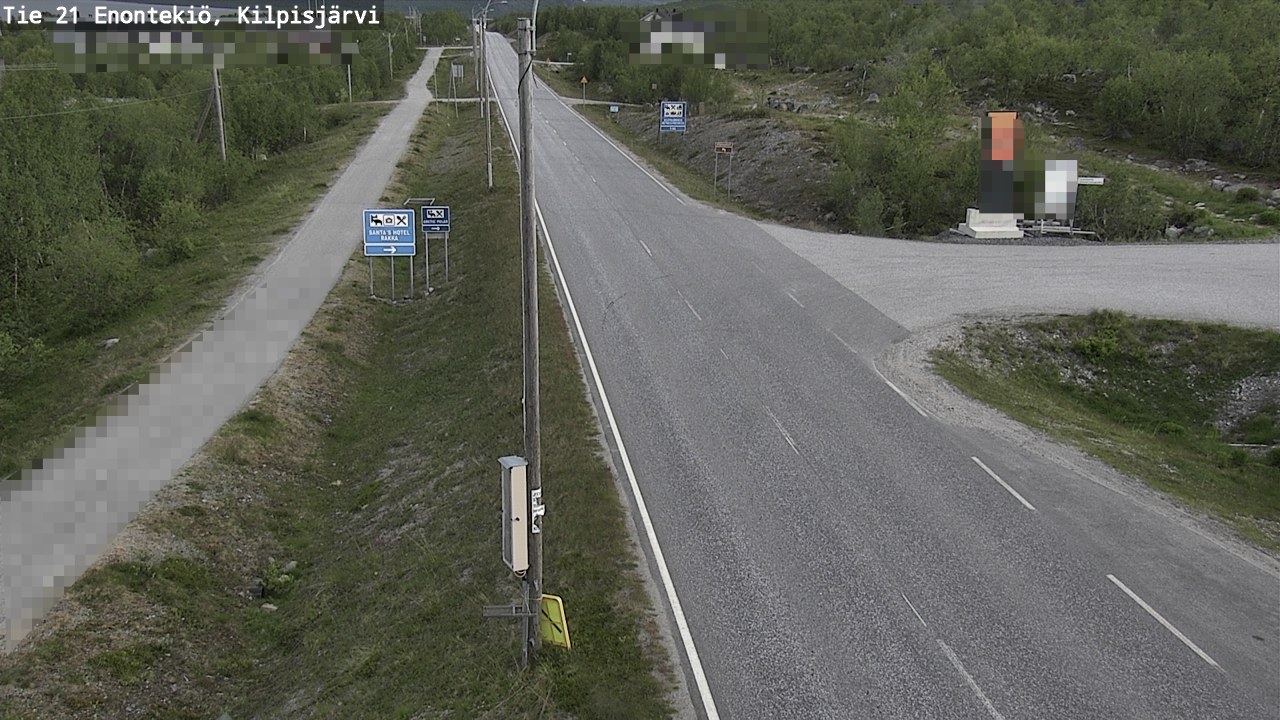 Weather Camera Image Road 21 Enontekiö, Kilpisjärvi, Enontekiö, Lappi