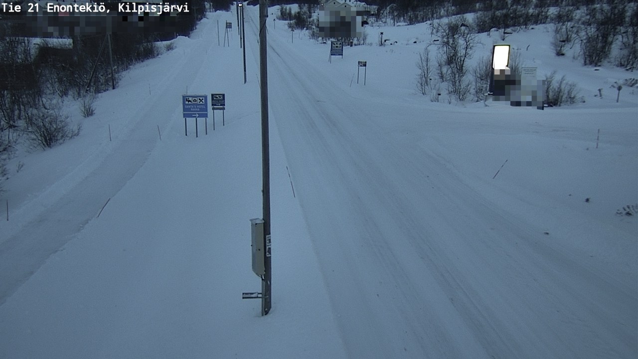 Weather Camera Image Road 21 Enontekiö, Kilpisjärvi, Enontekiö, Lappi