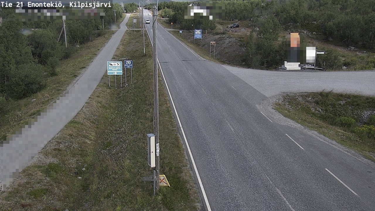 Weather Camera Image Road 21 Enontekiö, Kilpisjärvi, Enontekiö, Lappi