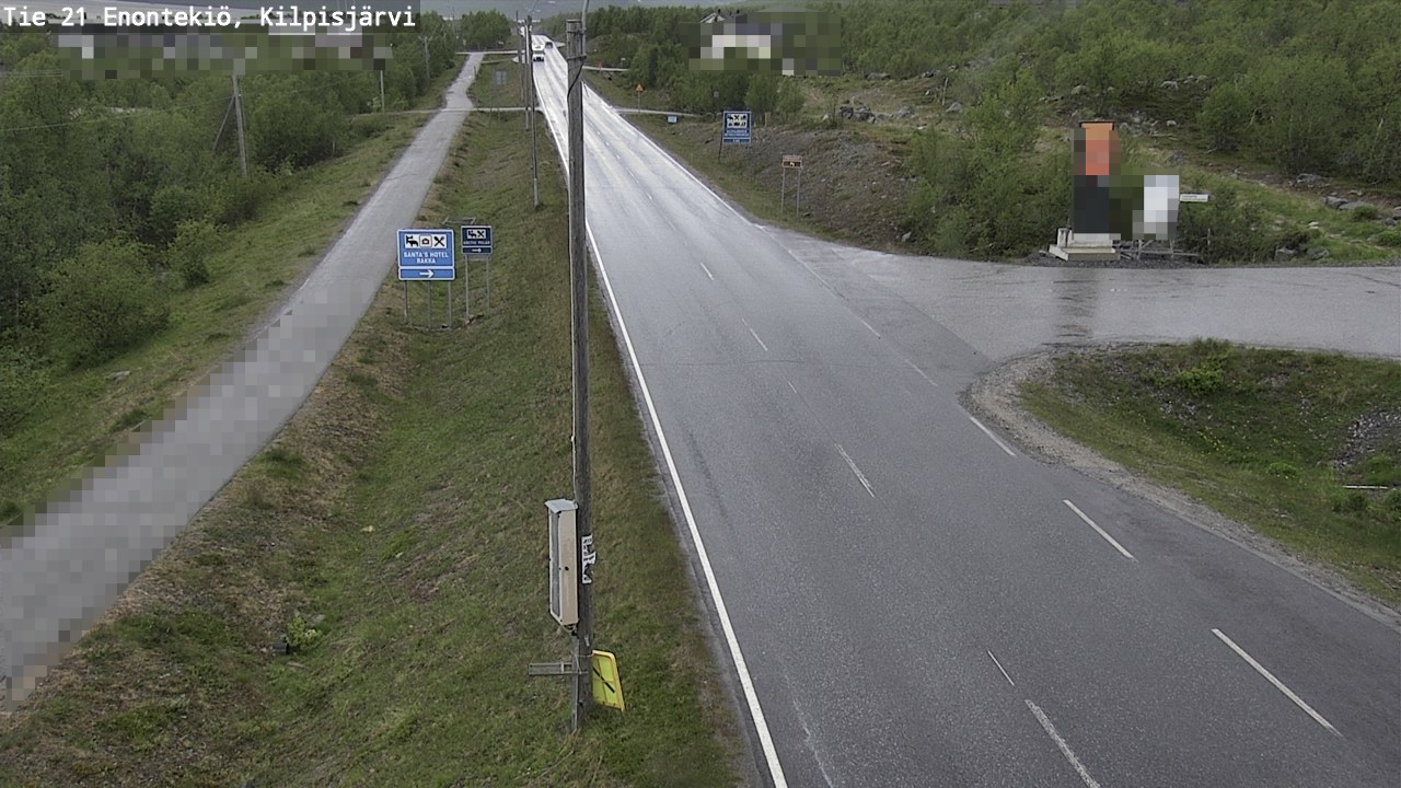 Weather Camera Image Road 21 Enontekiö, Kilpisjärvi, Enontekiö, Lappi