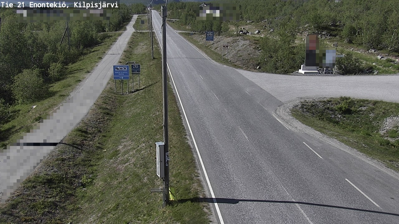 Weather Camera Image Road 21 Enontekiö, Kilpisjärvi, Enontekiö, Lappi