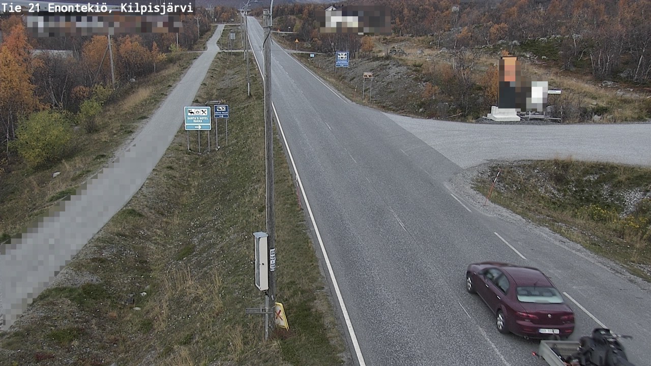 Weather Camera Image Road 21 Enontekiö, Kilpisjärvi, Enontekiö, Lappi