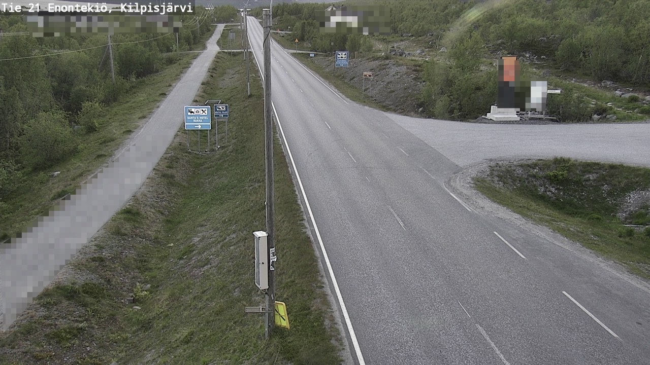 Weather Camera Image Road 21 Enontekiö, Kilpisjärvi, Enontekiö, Lappi