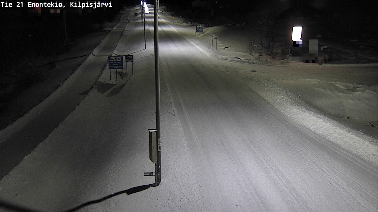 Weather Camera Image Road 21 Enontekiö, Kilpisjärvi, Enontekiö, Lappi