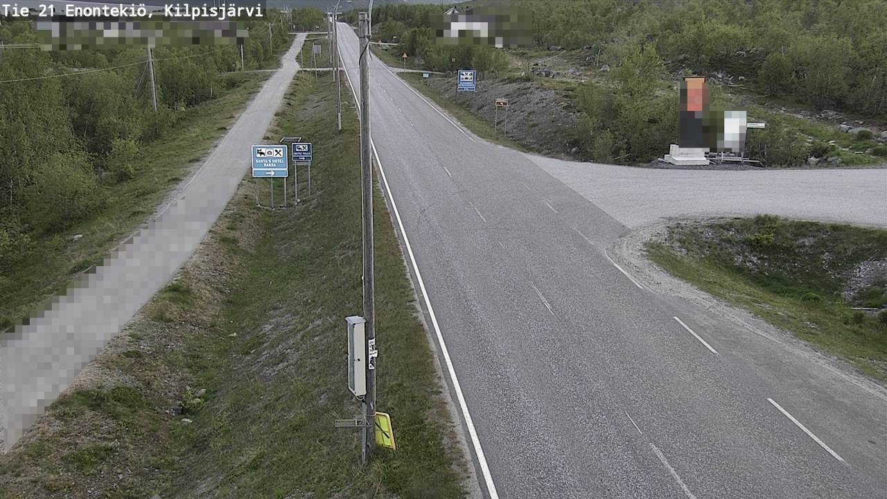Weather Camera Image Road 21 Enontekiö, Kilpisjärvi, Enontekiö, Lappi