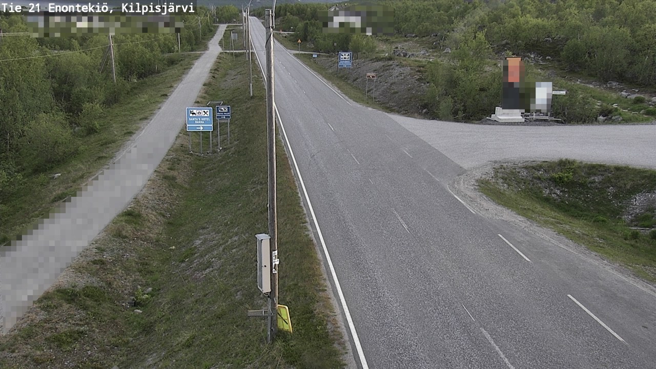 Weather Camera Image Road 21 Enontekiö, Kilpisjärvi, Enontekiö, Lappi