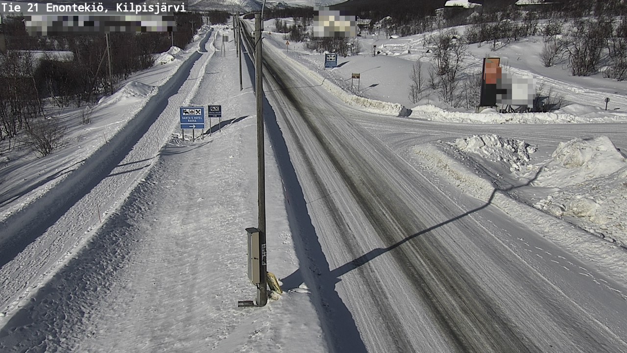 Weather Camera Image Road 21 Enontekiö, Kilpisjärvi, Enontekiö, Lappi