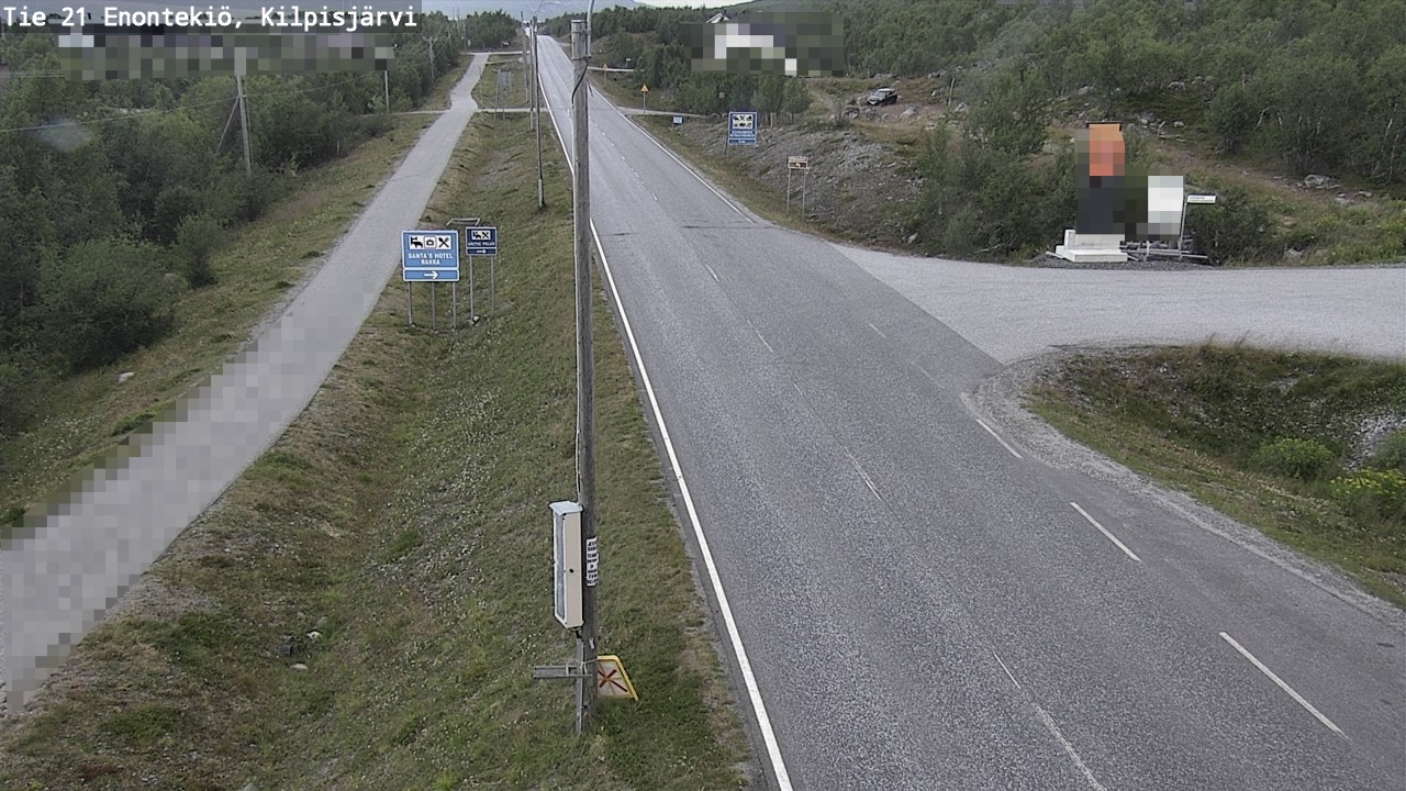 Weather Camera Image Road 21 Enontekiö, Kilpisjärvi, Enontekiö, Lappi
