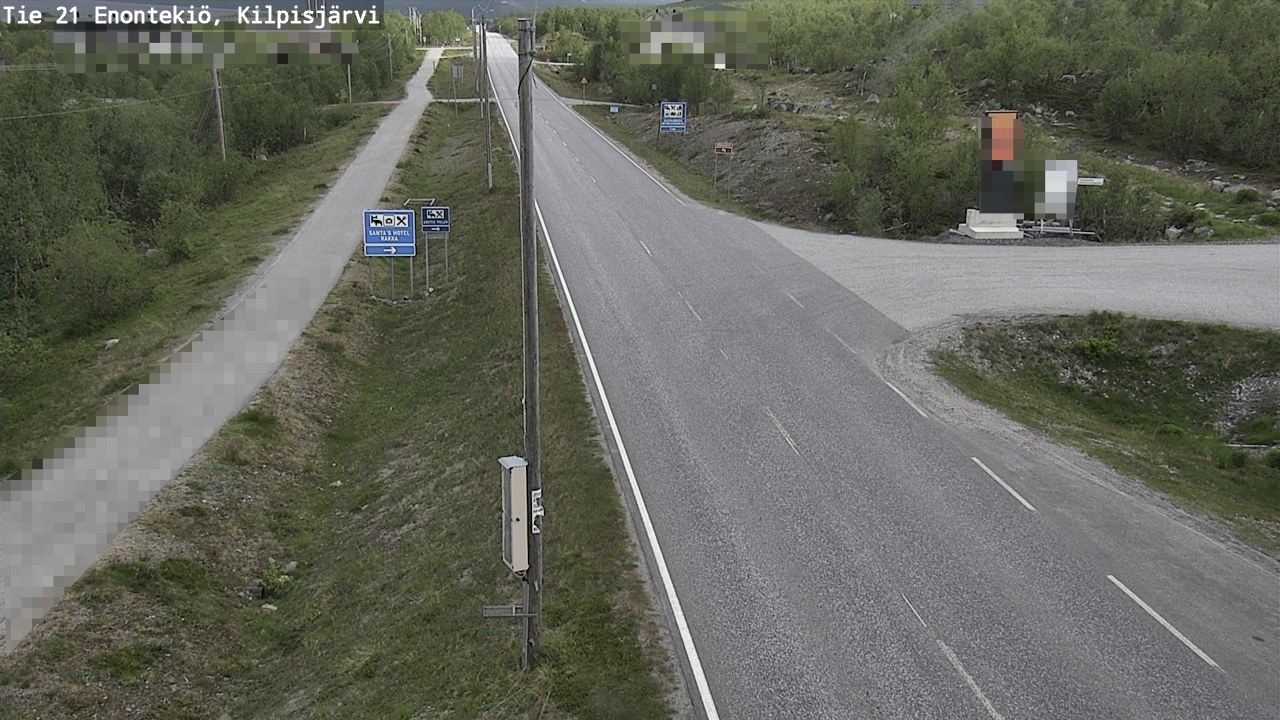 Weather Camera Image Road 21 Enontekiö, Kilpisjärvi, Enontekiö, Lappi