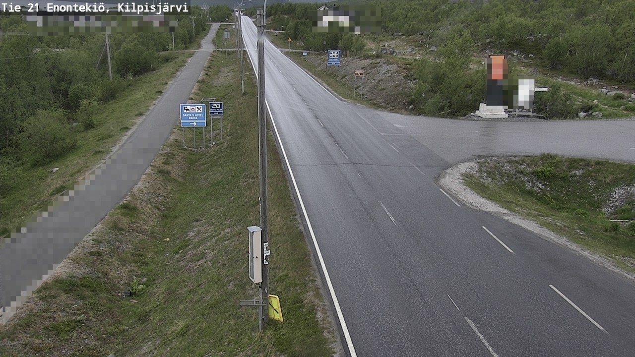 Weather Camera Image Road 21 Enontekiö, Kilpisjärvi, Enontekiö, Lappi