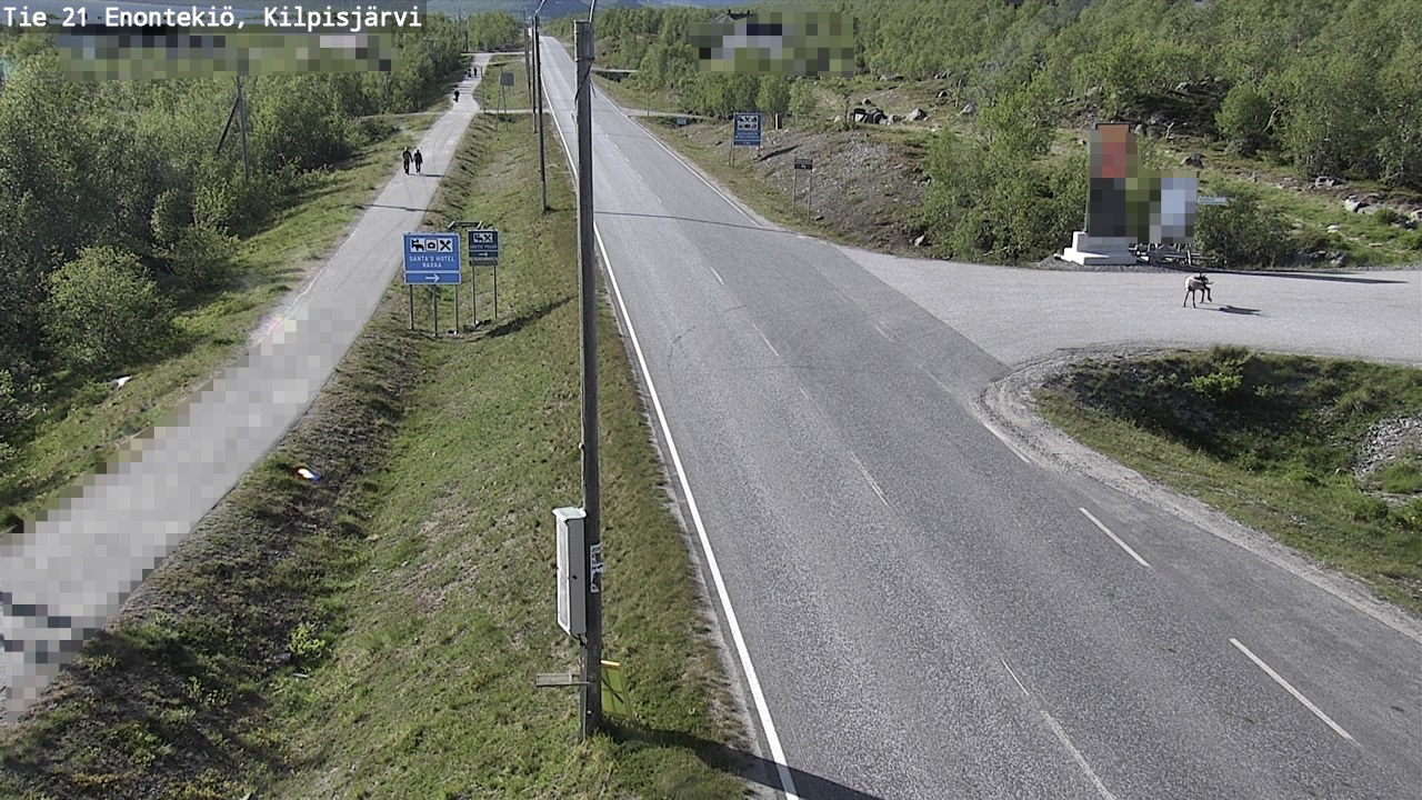 Weather Camera Image Road 21 Enontekiö, Kilpisjärvi, Enontekiö, Lappi