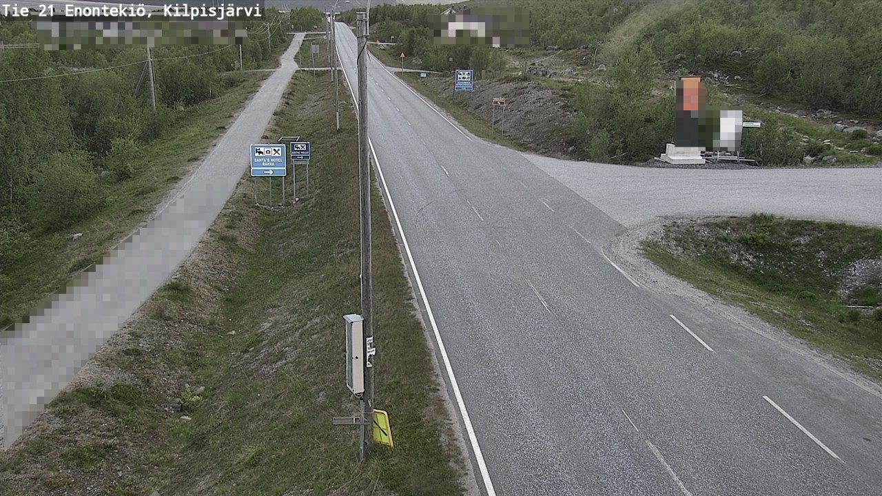 Weather Camera Image Road 21 Enontekiö, Kilpisjärvi, Enontekiö, Lappi