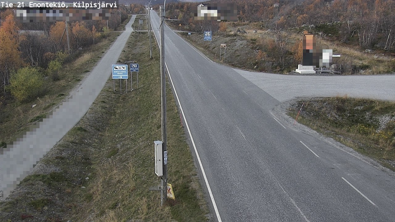Weather Camera Image Väg 21 Enontekis, Kilpisjärv, Enontekiö, Lappi