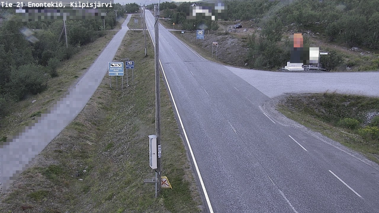 Weather Camera Image Road 21 Enontekiö, Kilpisjärvi, Enontekiö, Lappi