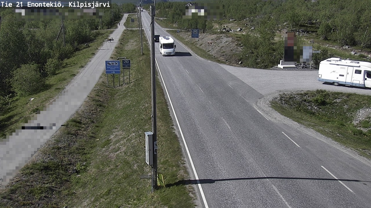 Weather Camera Image Road 21 Enontekiö, Kilpisjärvi, Enontekiö, Lappi